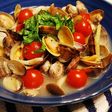 あさりセロリしめじの白ワイン蒸し