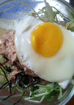 水菜サラダontheたまご-レシピのメイン写真