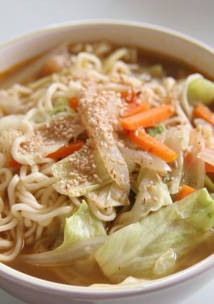 カレーヌードル-レシピのメイン写真