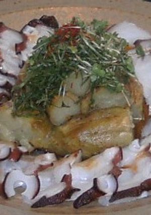 蛸と焼き茄子のガーリックソース-レシピのメイン写真
