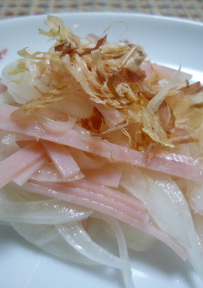 簡単♪サワー漬けの玉ねぎとハムの副菜-レシピのメイン写真