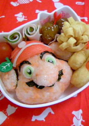 スーパーマリオ・キャラ弁-レシピのメイン写真