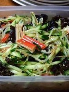 もやし☆きゅうり☆きくらげの酢の物-レシピのメイン写真