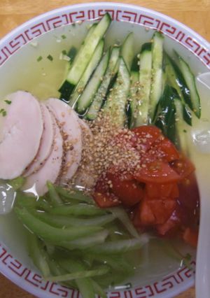 簡単！野菜たっぷり^^冷やしらーめん-レシピのメイン写真