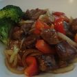 パプリカと牛肉の炒め物