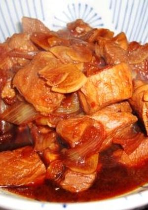 【豚肉の酢醤油煮】　酢としょう油だけ-レシピのメイン写真