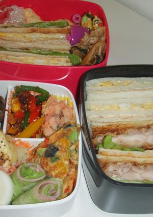 巻くだけ～♪お弁当に☆ハムレタス-レシピのメイン写真