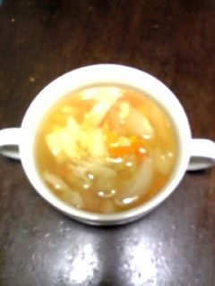 簡単!給食アルファベット野菜スープ-レシピのメイン写真