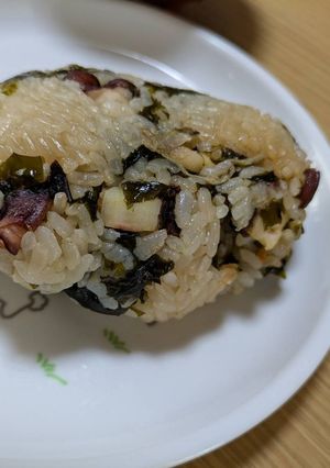 タコワカメ炊き込みご飯-レシピのメイン写真