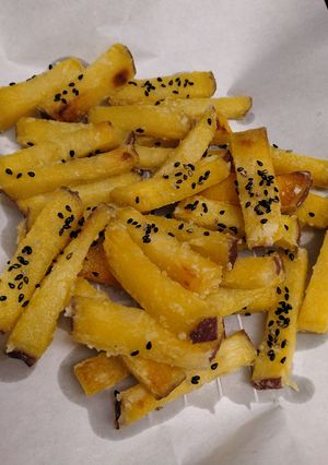 ごま塩さつまいもフライ【幼児食兼用】-レシピのメイン写真