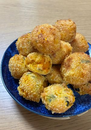 ひとくちかぼちゃコロッケ🎃-レシピのメイン写真