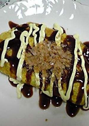 ｺﾞｰﾔｵﾑﾚﾂのお好み焼き風-レシピのメイン写真