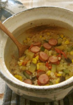簡単！生米から作る夏野菜リゾット-レシピのメイン写真