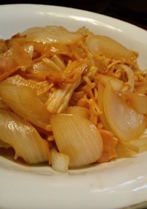 新玉たっぷり♪えのきとベーコンの炒め物♪-レシピのメイン写真