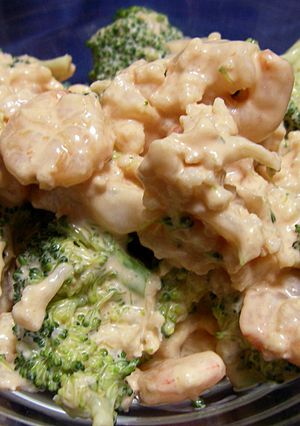 温野菜とエビの特製ソース和え-レシピのメイン写真