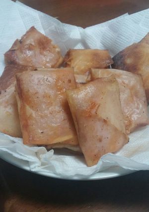 春巻きの皮で！ピザ風おつまみ♪おやつにも-レシピのメイン写真