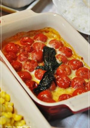 簡単❤激旨❤ミニトマトのオーブン焼き❤-レシピのメイン写真