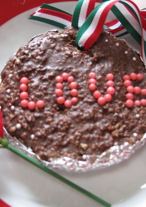 感謝を込めて♡メダルチョコクランチ-レシピのメイン写真