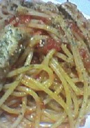 鮪のトマトソーススパゲッティ☆-レシピのメイン写真