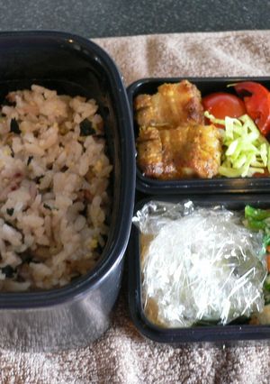 豚バラ肉のカレーロースト弁当-レシピのメイン写真