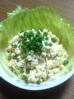 ゚+。ささみと豆腐のさっぱり和え。+゚-レシピのメイン写真