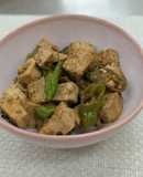 ししとうと豆腐のピリ辛マーボー風