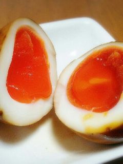 焼きそばの粉ソースで煮卵風♪-レシピのメイン写真