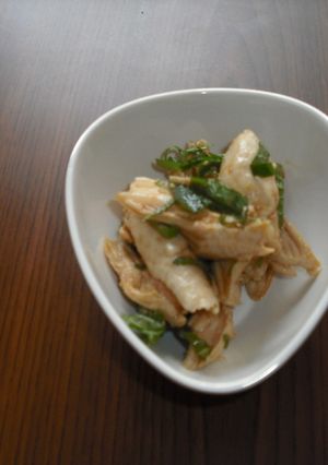 簡単☆鳥肉と大葉の漬け-レシピのメイン写真