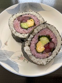 赤ずいきの太巻き-レシピのメイン写真