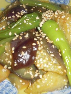 茄子とししとうの炒め煮-レシピのメイン写真