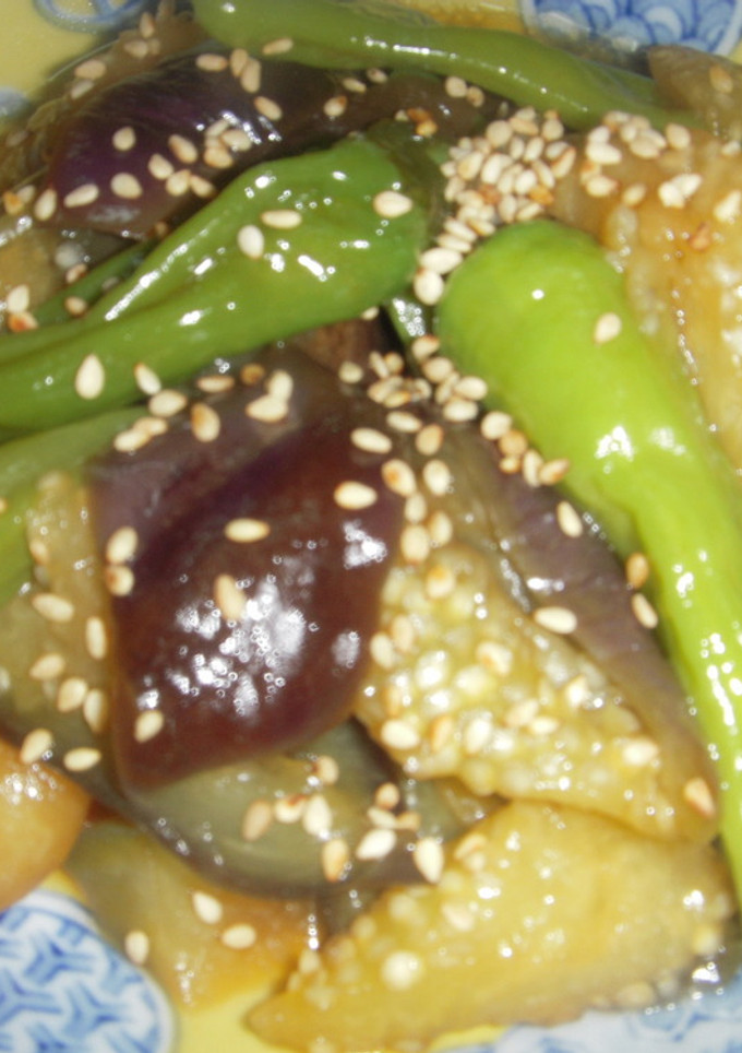 茄子とししとうの炒め煮-レシピのメイン写真