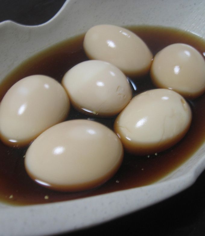 超簡単煮卵風！めんつゆで手抜き味付卵♪ by miu926201 【クックパッド