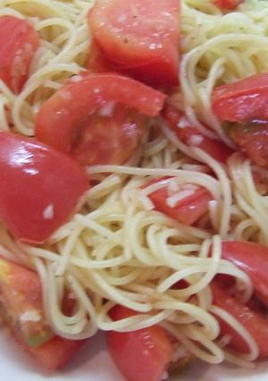 簡単！完熟トマトのパスタ-レシピのメイン写真
