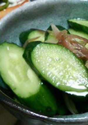 みょうが入り簡単きゅうりの漬物-レシピのメイン写真
