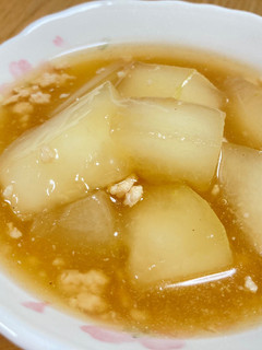 冬瓜の鶏ひき肉あんかけ-レシピのメイン写真