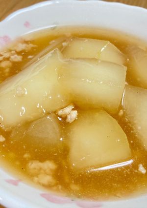 冬瓜の鶏ひき肉あんかけ-レシピのメイン写真