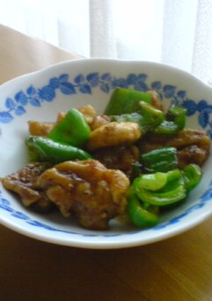 お弁当に☆ピーマンとチキンの照り焼き風-レシピのメイン写真