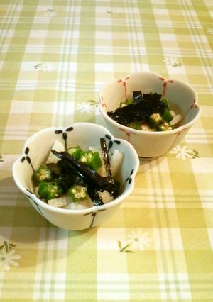 オクラと長芋のポン酢かけ-レシピのメイン写真