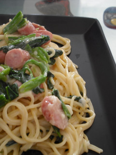 クリームソースパスタ-レシピのメイン写真
