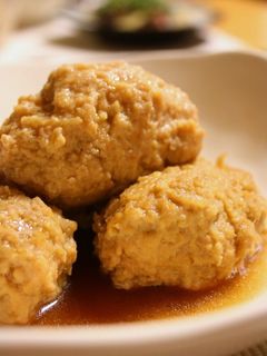 簡単!柔らかフワフワな鶏のつくねの煮物-レシピのメイン写真
