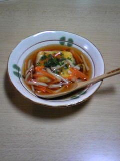 卵豆腐の揚げ出し☆きのこあんかけ☆-レシピのメイン写真