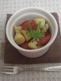 5分で簡単!ささみとトマトのポン酢炒め-レシピのメイン写真