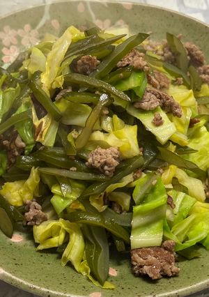 茎わかめ4.野菜炒め(身内専用)-レシピのメイン写真