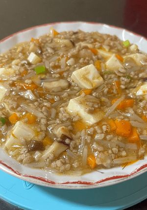 塩ラーメンスープの素で塩麻婆豆腐-レシピのメイン写真
