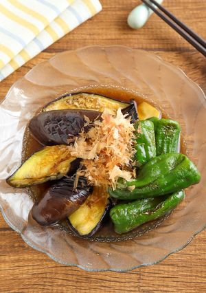 さっぱり♡なすとピーマンの焼き浸し-レシピのメイン写真