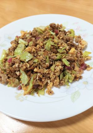 豚ひき肉と納豆と卵のかさ増し炒め-レシピのメイン写真