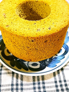 米粉と抹茶、あずきで美味しい米粉シフォン-レシピのメイン写真