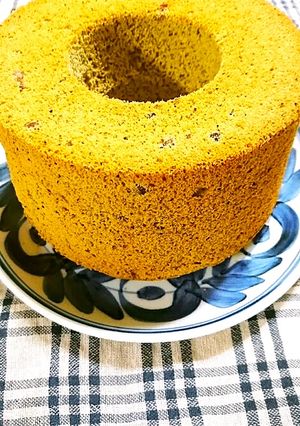 米粉と抹茶、あずきで美味しい米粉シフォン-レシピのメイン写真
