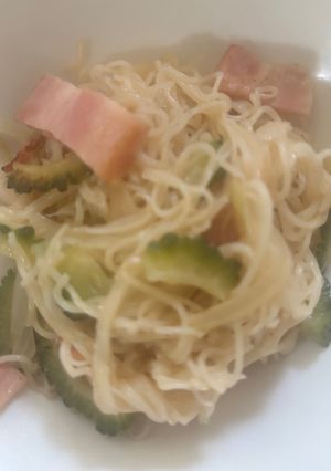 ゴーヤチャンプルー素麺😋-レシピのメイン写真