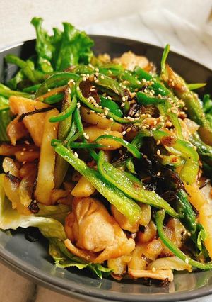 鶏ももとじゃがいもの塩昆布炒め！-レシピのメイン写真